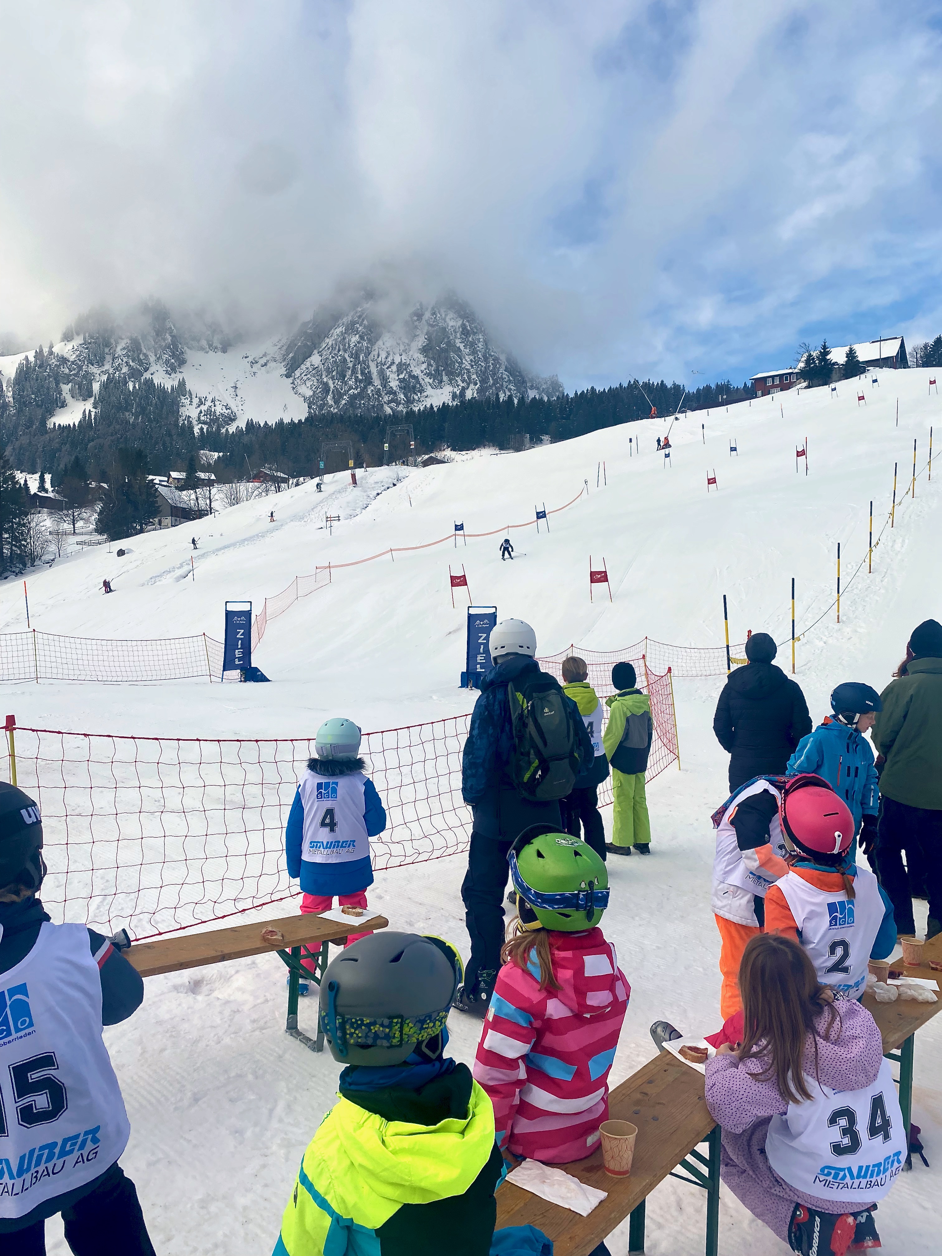 Skirennen Oberrieden - Abfahrsstrecke